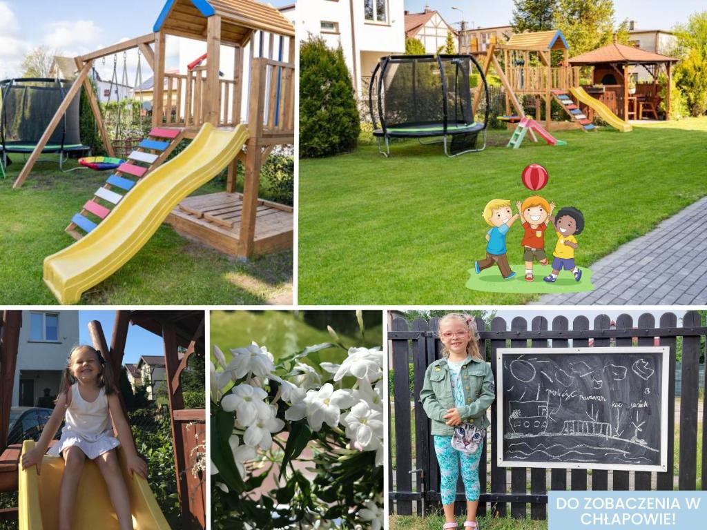 Plac zabaw - kolaż
